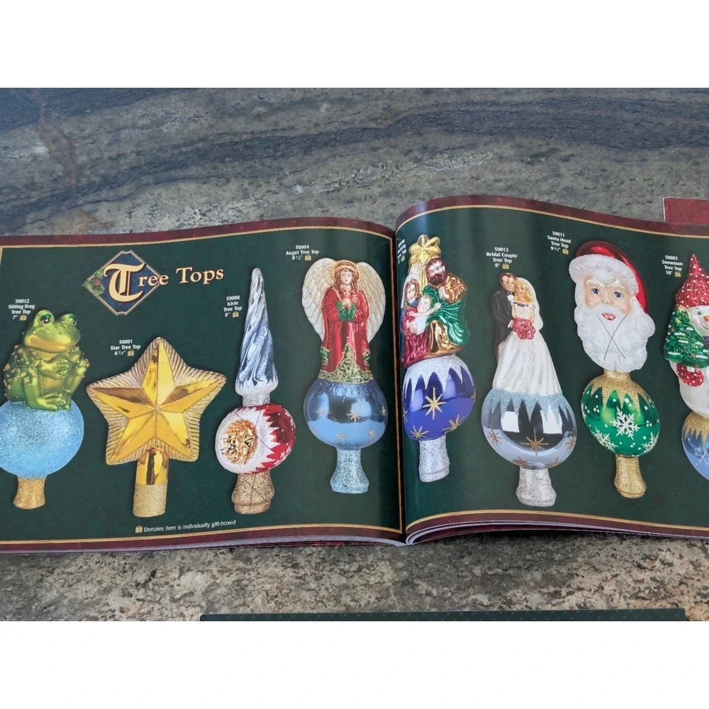 Old World Christmas Catalogs Books 2009 2012 2013 2014 Merck Glass Ornament USED